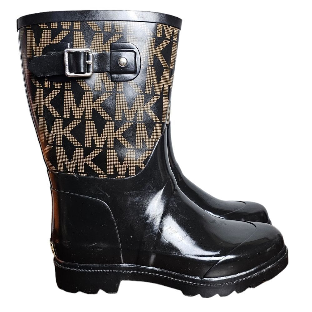 Michael Kors Logo Mid Rainboot - Picture 4 of 6